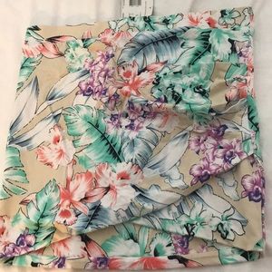 G by Guess floral mini skirt